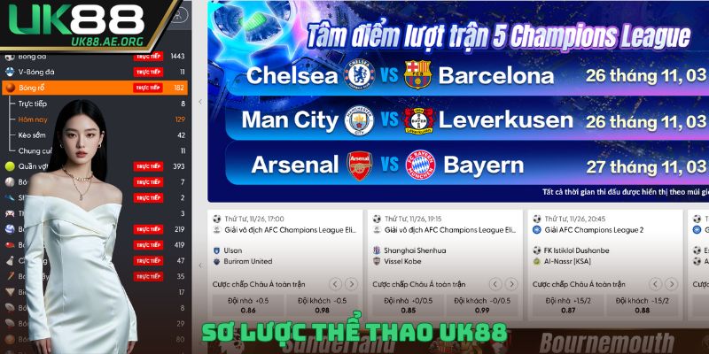 Sơ lược thể thao UK88