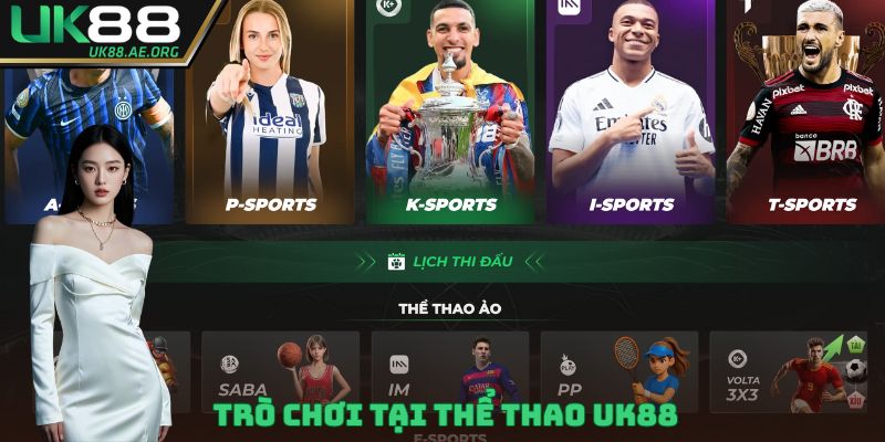 Trò chơi tại thể thao UK88